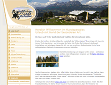 Tablet Screenshot of hundeparadies.com